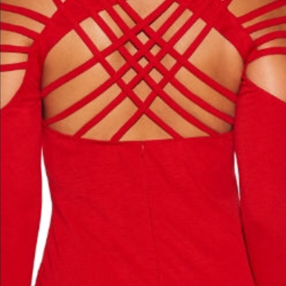 Red Boston proper dress size 4 - Picture 3 of 4